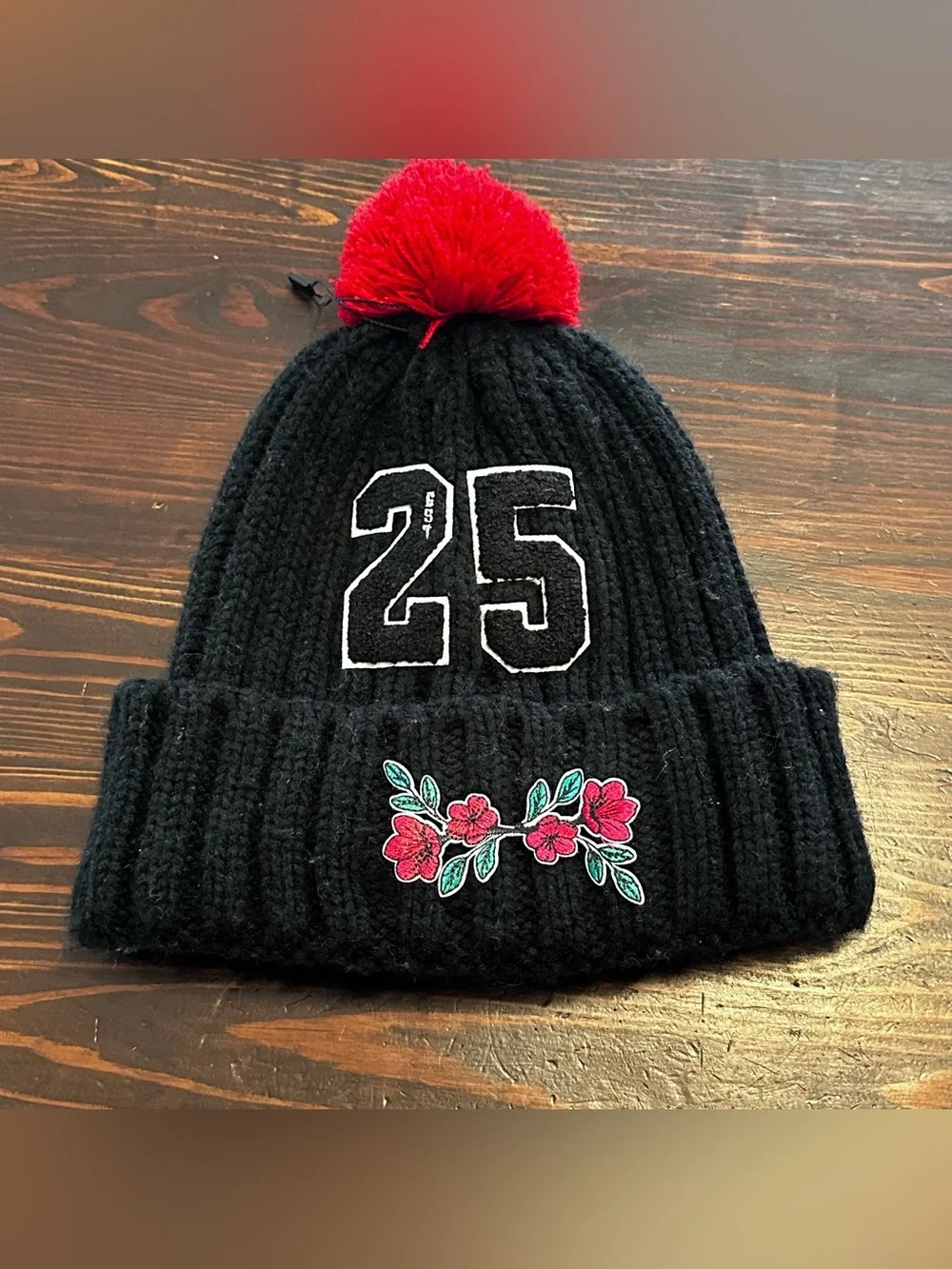 Anthropologie The Wild Collective Sporty Floral Beanie
